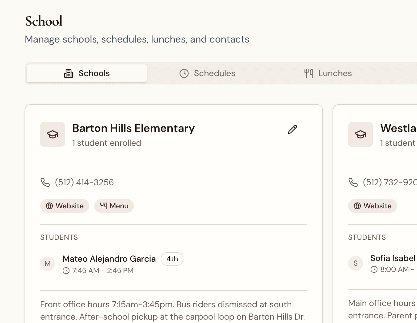 School Central screenshot